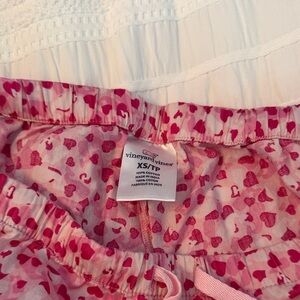 Vineyard Vines Valentines Day Pink Heart Pajama Pants